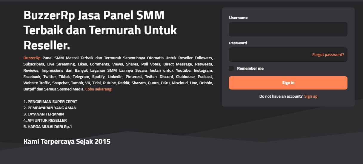 BuzzerRp layanan SMM Panel Indonesia Terpercaya